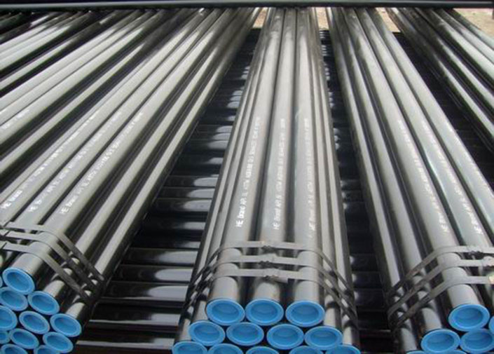 DIN 1629 Aluminum Welded Steel Tube ST37.0 / ST44.0 , Straight Seam Steel Pipe
